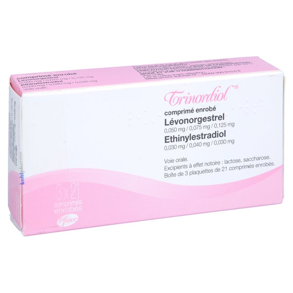 Trinordiol 21 Überzogene Tabletten 3X21 St