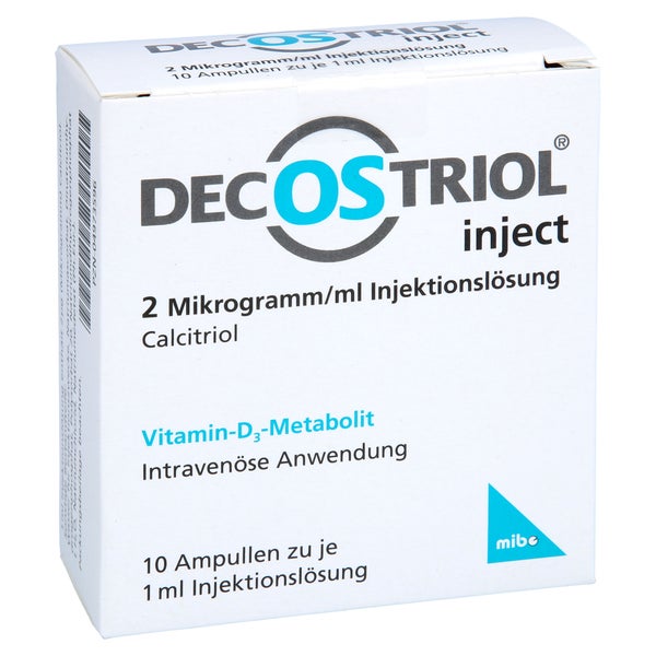 DECOSTRIOL inject 2 µg/ml Injektionslösung Amp. 10X1 ml