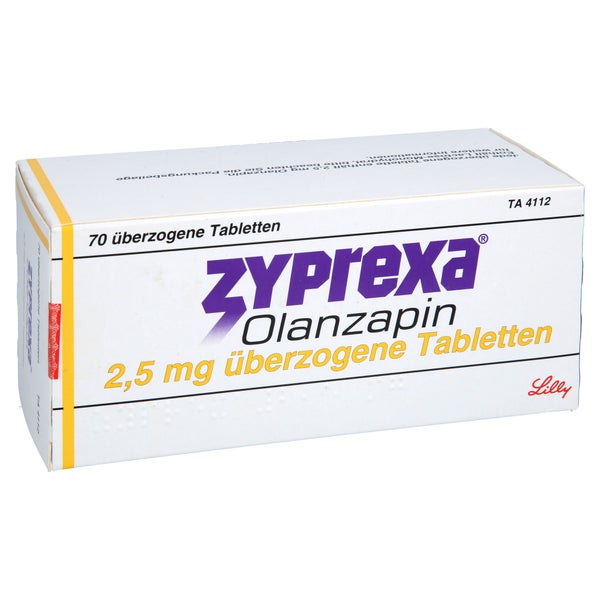 Zyprexa 2,5 mg überzogene Tabletten 70 St