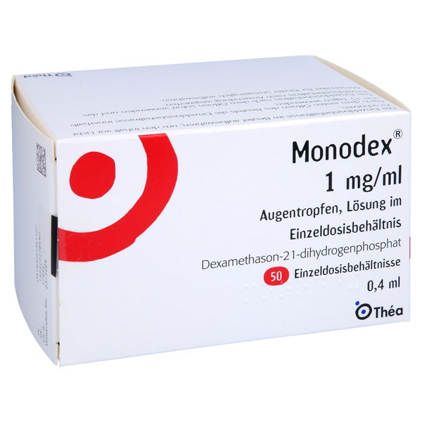 MONODEX 1 mg/ml Augentropfen i.Einzeldosisbehältn. 50X0,4 ml