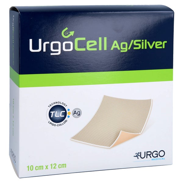 Urgocell Silver non Adhesive Verband 10x 10 St