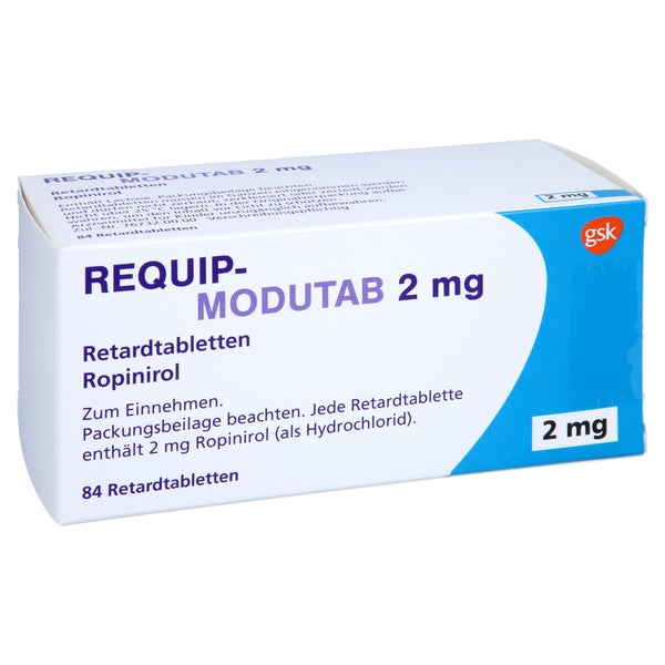 Requip-modutab 2 mg Retardtabletten 84 St