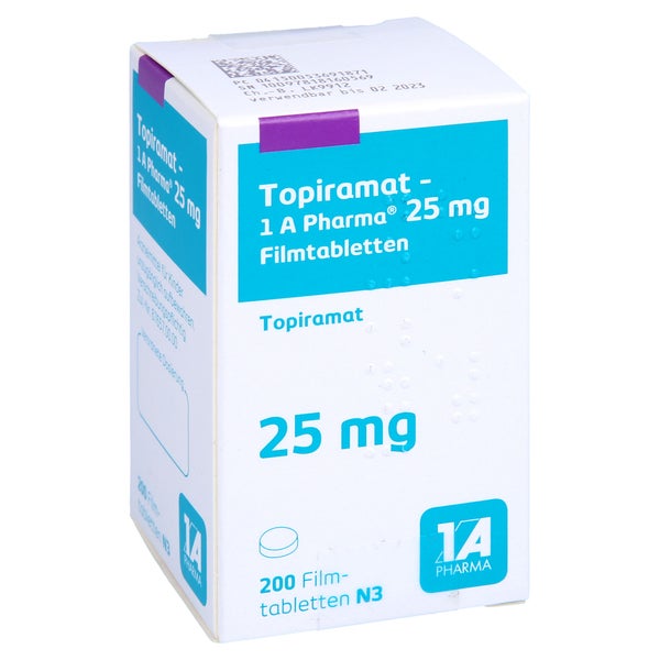 Topiramat-1a Pharma 25 mg Filmtabletten 200 St