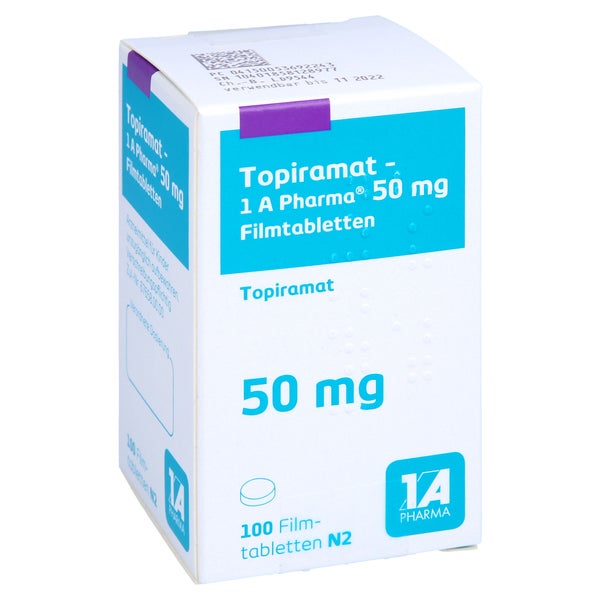 Topiramat-1a Pharma 50 mg Filmtabletten 100 St