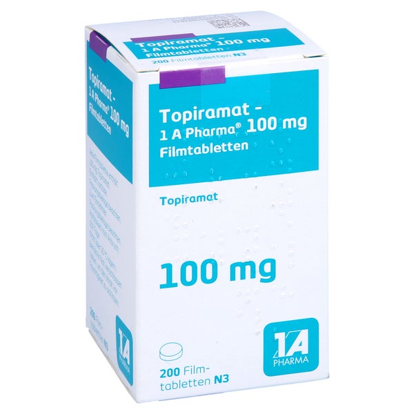 TOPIRAMAT-1A Pharma 100 mg Filmtabletten 200 St