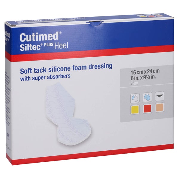 Cutimed Siltec Heel 16x24 cm Kompressen 5 St