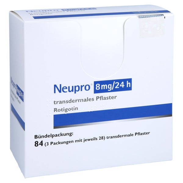 Neupro 8 Mg/24 h transdermale Pflaster 84 St