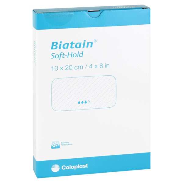 Biatain Schaumverband 10x20 cm sanft haf 5 St