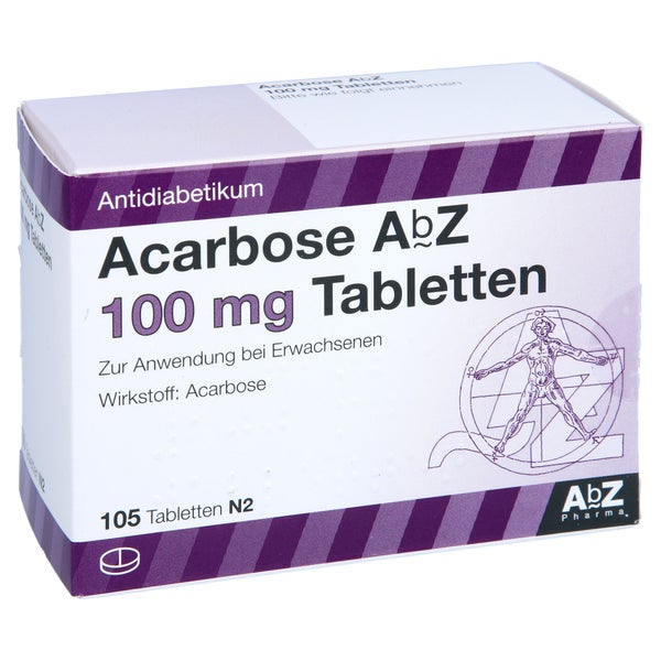 Acarbose AbZ 100 mg Tabletten 105 St