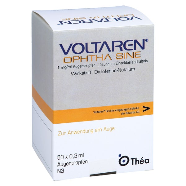 Voltaren Ophtha sine EDP Augentropfen 50X0,3 ml