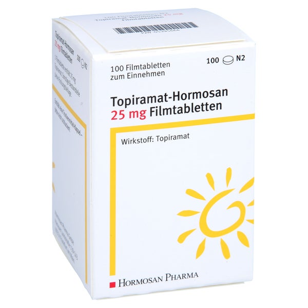 Topiramat Hormosan 25 mg Filmtabletten 100 St