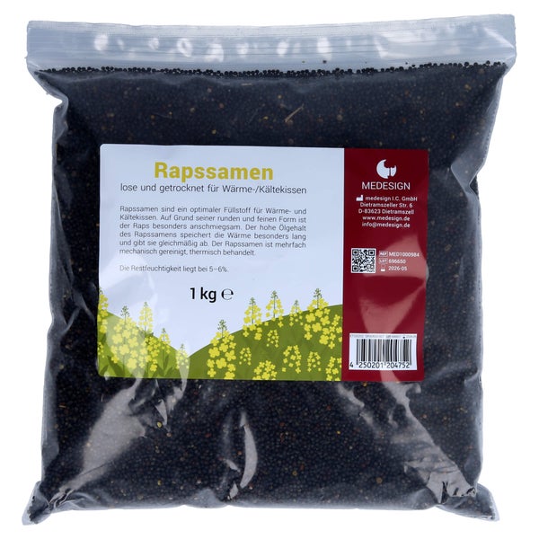 Rapssamen Kissen Nachfüllbeutel 1 kg