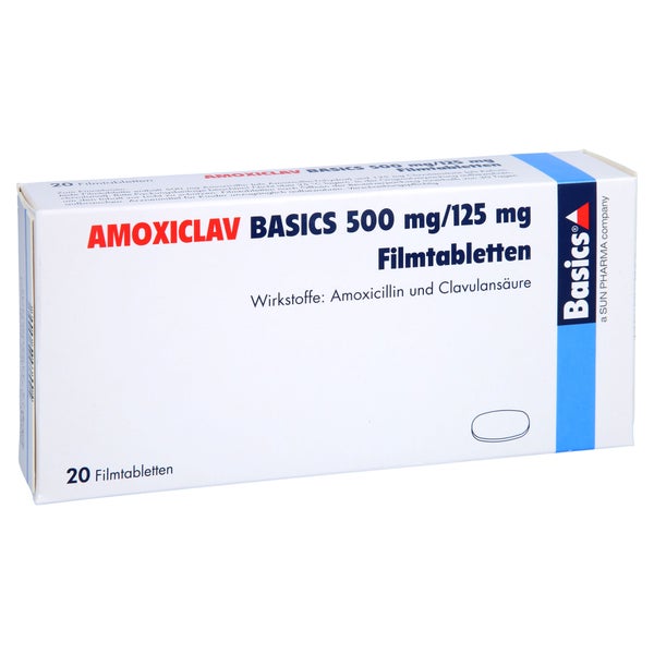 AMOXICLAV BASICS 500 mg/125 mg Filmtabletten 20 St