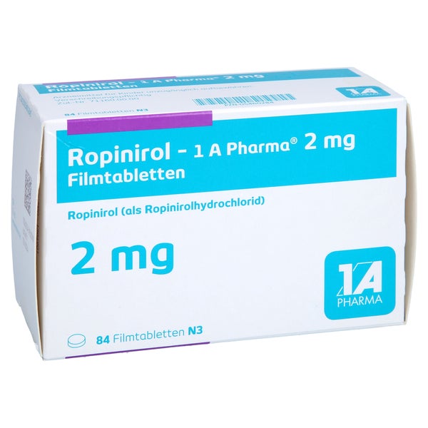 Ropinirol-1a Pharma 2 mg Filmtabletten 84 St