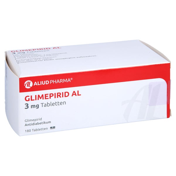 Glimepirid AL 3 mg Tabletten 180 St