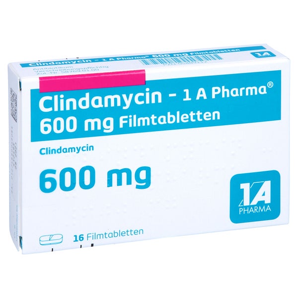 CLINDAMYCIN-1A Pharma 600 mg Filmtabletten 16 St