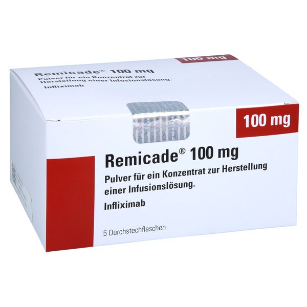 REMICADE 100 mg Plv.f.e.Konz.z.Her.e.Inf.-L.Dsfl. 5 St