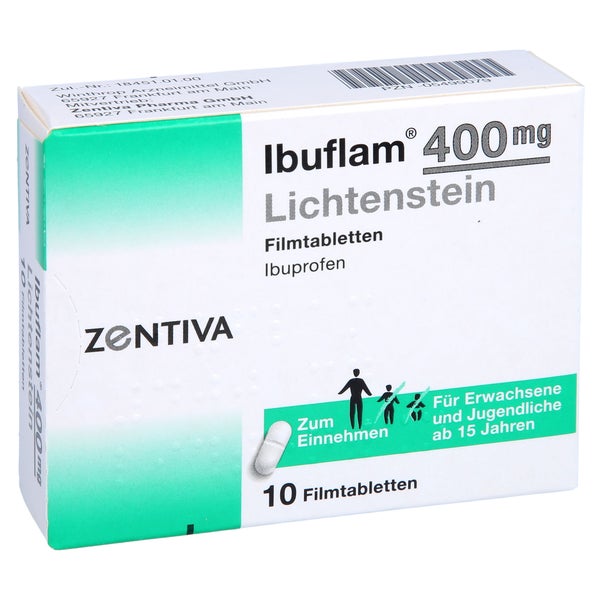 IBUFLAM 400 mg Lichtenstein Filmtabletten 10 St