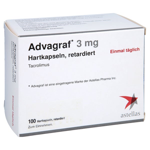 Advagraf 3 mg Hartkapseln retardiert 100 St
