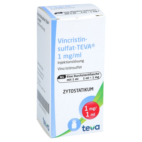 VINCRISTINSULFAT Teva 1 mg/ml Inj.-Lsg. Dsfl. 1 ml