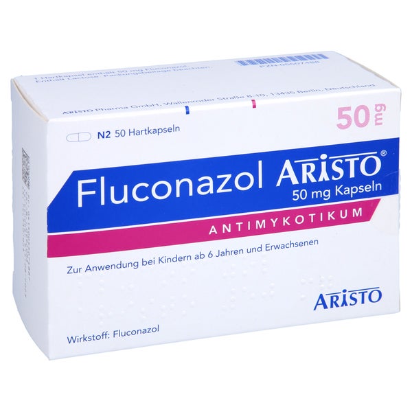 Fluconazol Aristo 50 mg Kapseln 50 St