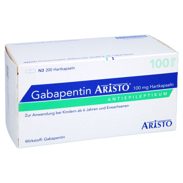 Gabapentin Aristo 100 mg Hartkapseln 200 St