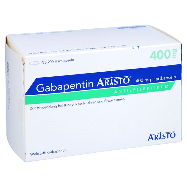Gabapentin Aristo 400 mg Hartkapseln 200 St