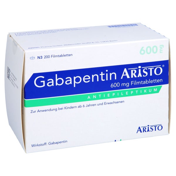 Gabapentin Aristo 600 mg Filmtabletten 200 St
