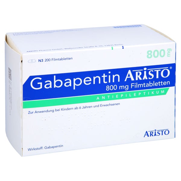 Gabapentin Aristo 800 mg Filmtabletten 200 St