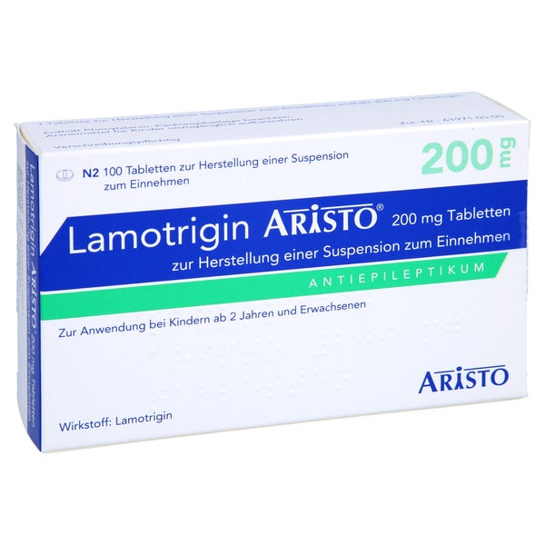 LAMOTRIGIN Aristo 200 mg Tab.z.Her.e.Susp.z.Einn. 100 St