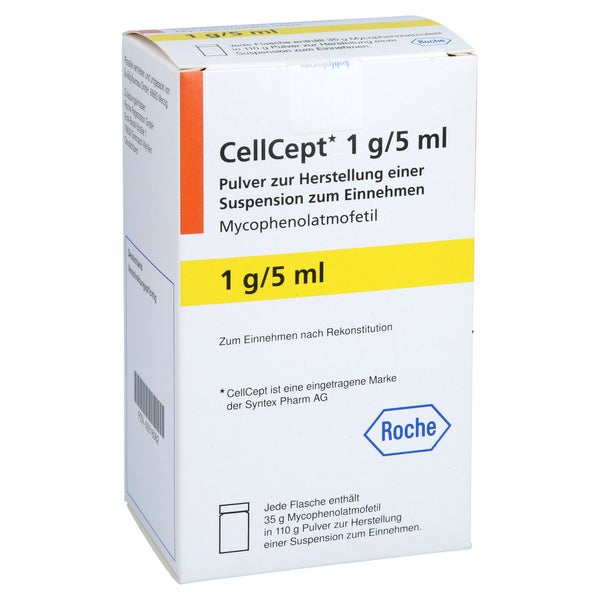 CELLCEPT 1 g/5 ml Pulver z.Herstell.e.Susp.z.Einn. 110 g