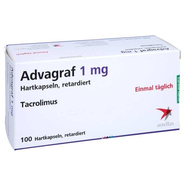 Advagraf 1 mg Hartkapseln retardiert 100 St