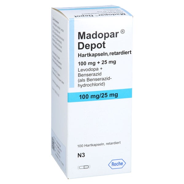 Madopar Depot Hartkapseln retardiert 100 St
