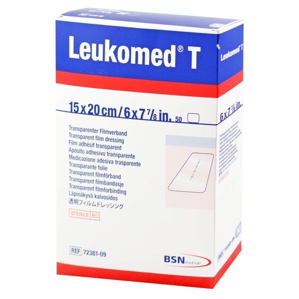 Leukomed Transp.sterile Pflaster 15x20 c 50 St