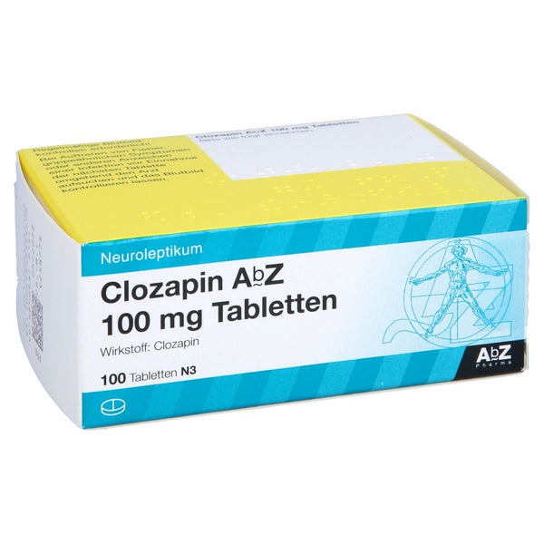 Clozapin AbZ 100 mg Tabletten 100 St