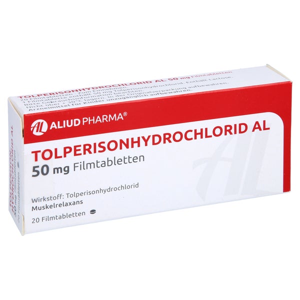TOLPERISONHYDROCHLORID AL 50 mg Filmtabletten 20 St