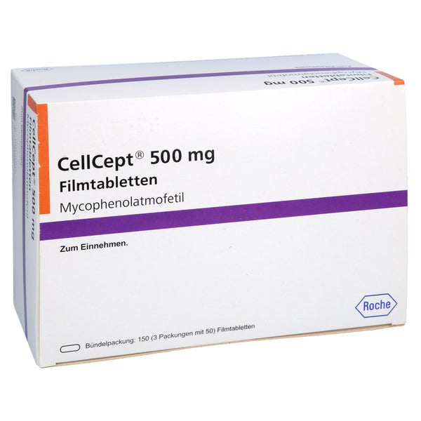 Cellcept 500 mg Filmtabletten 150 St