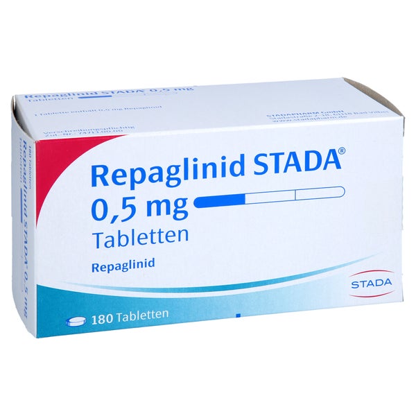 Repaglinid Stada 0,5 mg Tabletten 180 St