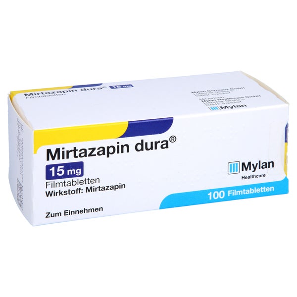 Mirtazapin dura 15 mg Filmtabletten 100 St