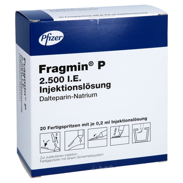 FRAGMIN 2.500 I.E. P Inj.-Lsg.i.e.FS.m.Sich-Sys. 20 St
