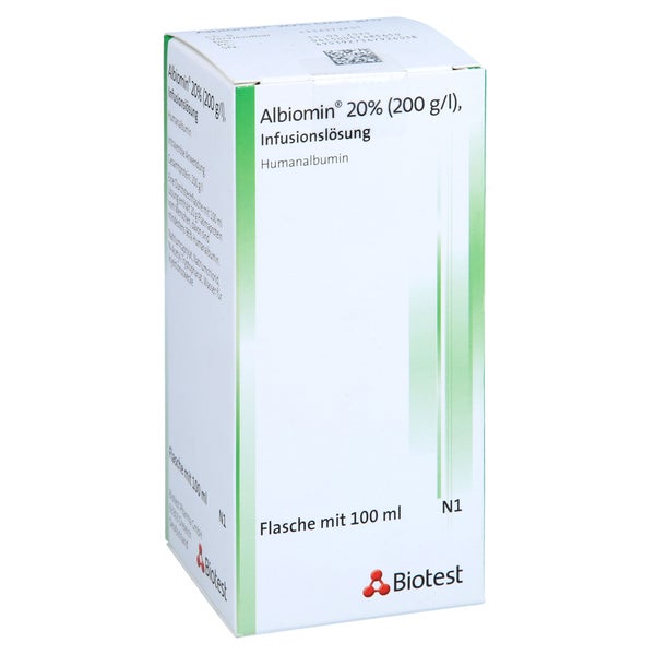 Albiomin 20% Infusionslösung 100 ml