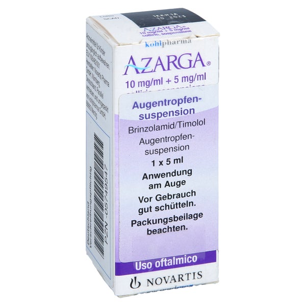 AZARGA 10 mg/ml + 5 mg/ml Augentropfensuspension 5 ml