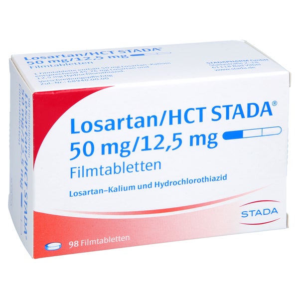 LOSARTAN/HCT STADA 50 mg/12,5 mg Filmtabletten 98 St