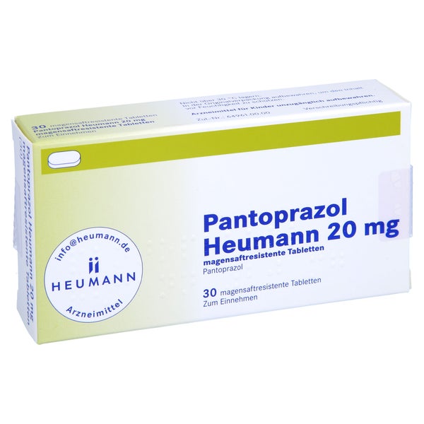 PANTOPRAZOL Heumann 20 mg magensaftres.Tabletten 30 St