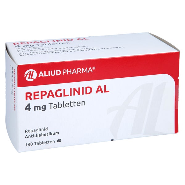 Repaglinid AL 4 mg Tabletten 180 St