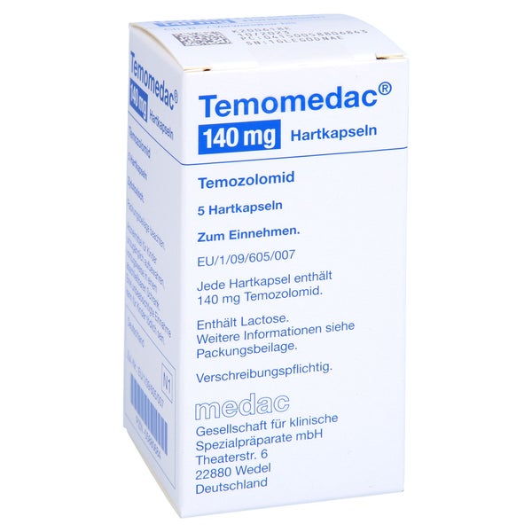 Temomedac 140 mg Hartkapseln 5 St