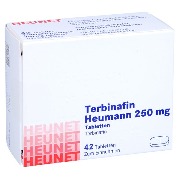 Terbinafin Heumann 250 mg Tabl.Heunet 42 St