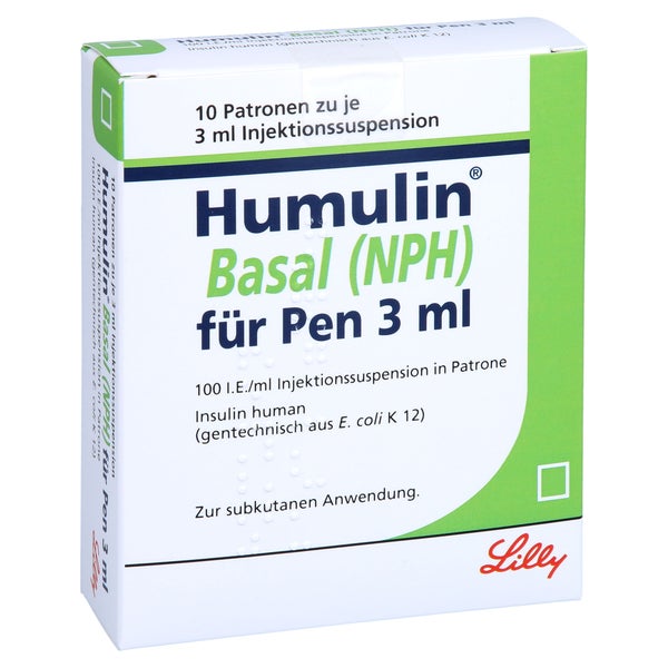 HUMULIN Basal NPH f.Pen Injektionssuspension 10X3 ml