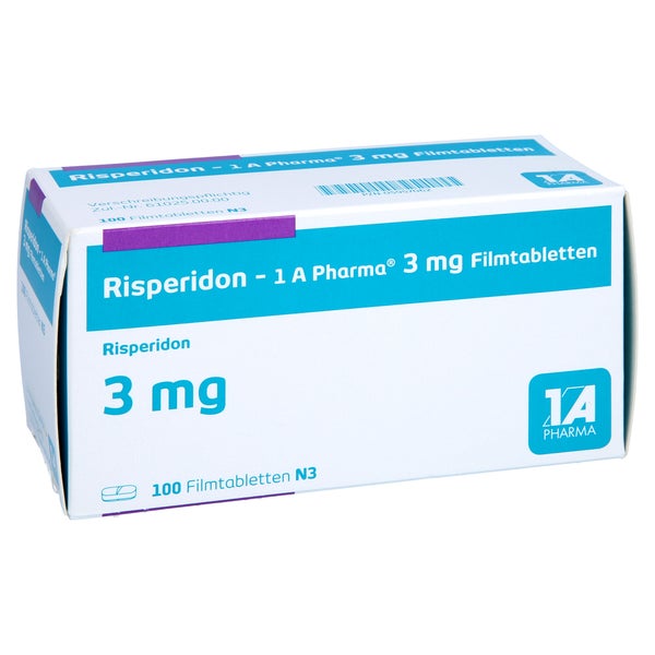 Risperidon-1a Pharma 3 mg Filmtabletten 100 St