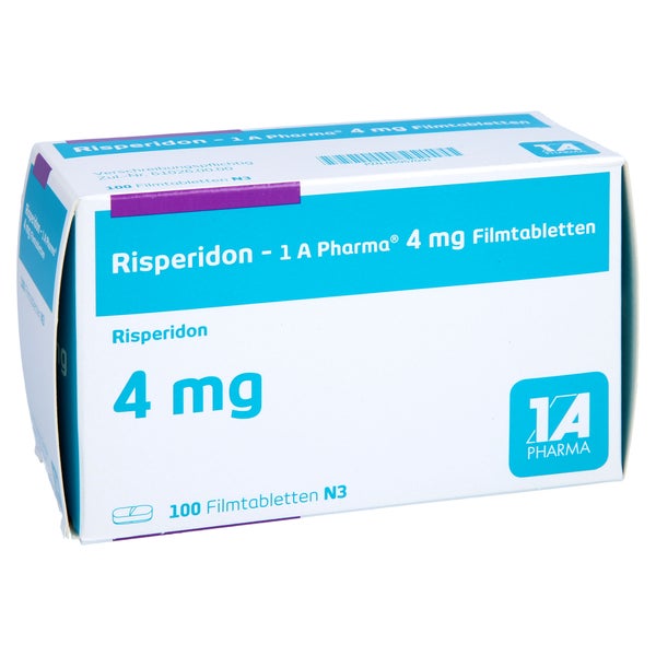 Risperidon-1a Pharma 4 mg Filmtabletten 100 St